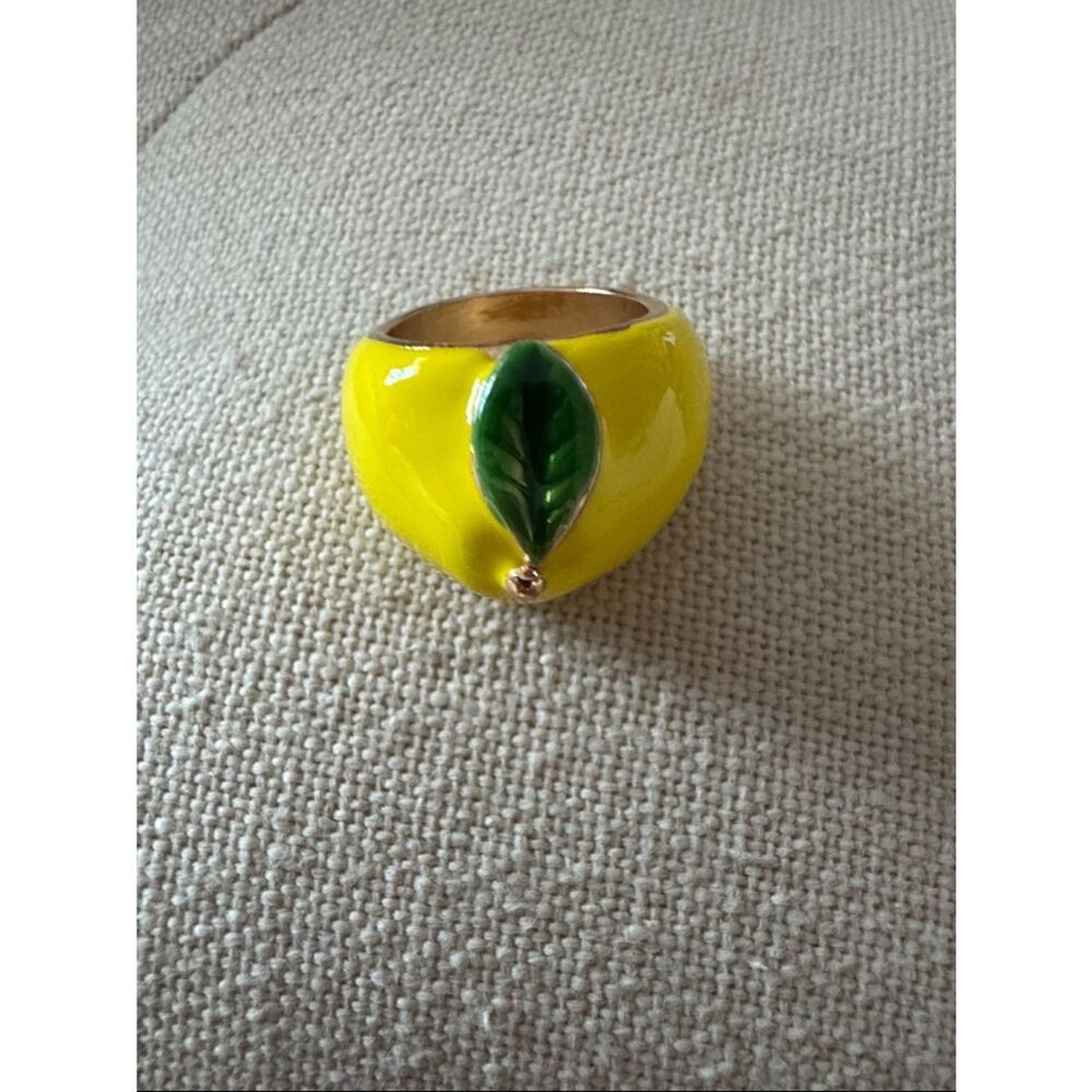 Lemon Enamel ring M779
